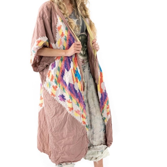 💜NWT MAGNOLIA PEARL QUILTWORK SINCHU KIMONO💜 - Picture 7 of 7